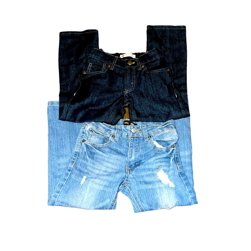 BOYS LEE AND LEVI’S JEANS 2 PAIR SET
